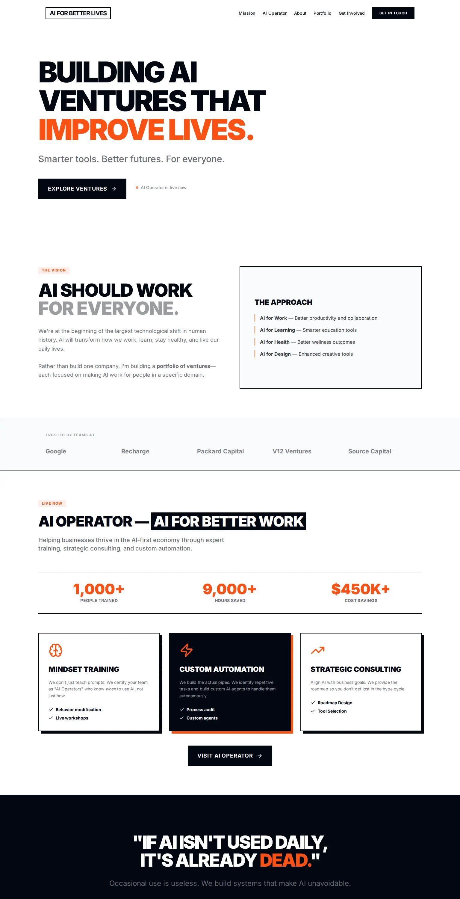 AI for Better Lives screenshot