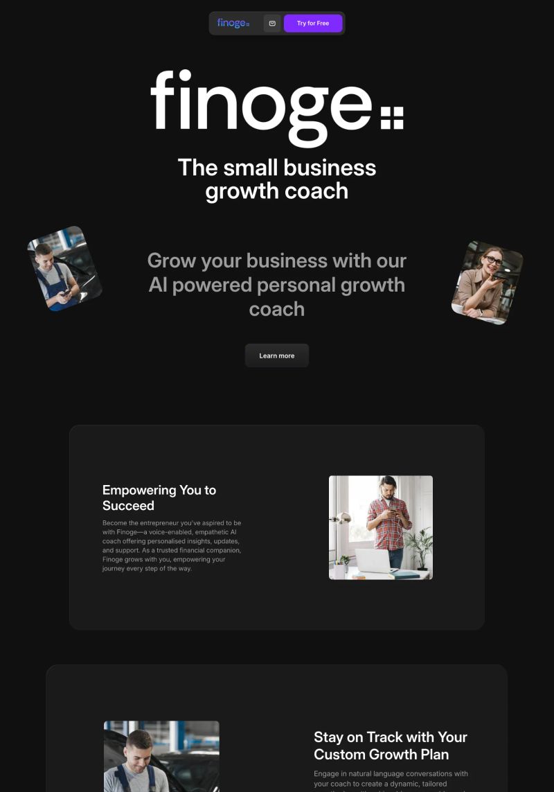 Finoge screenshot