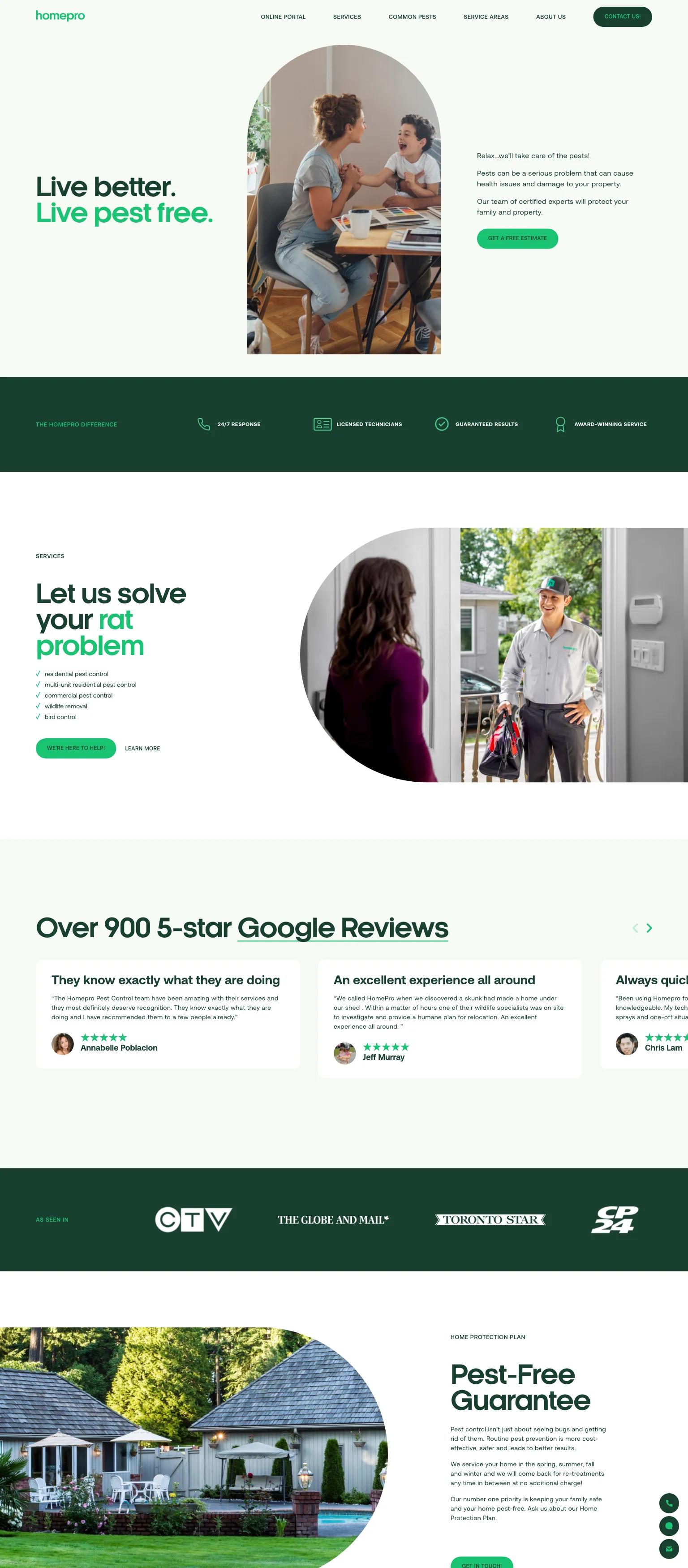 Homepro Pest Control screenshot