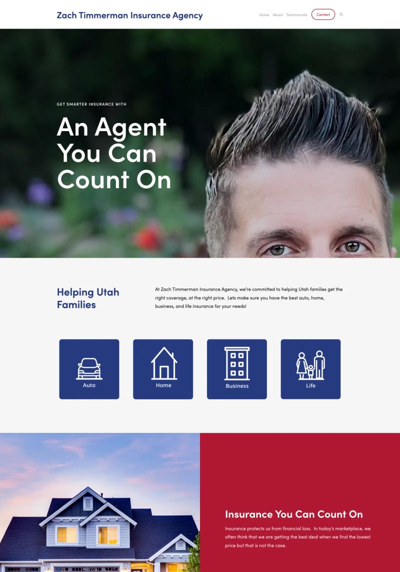 Zach Timmerman Insurance Agency screenshot