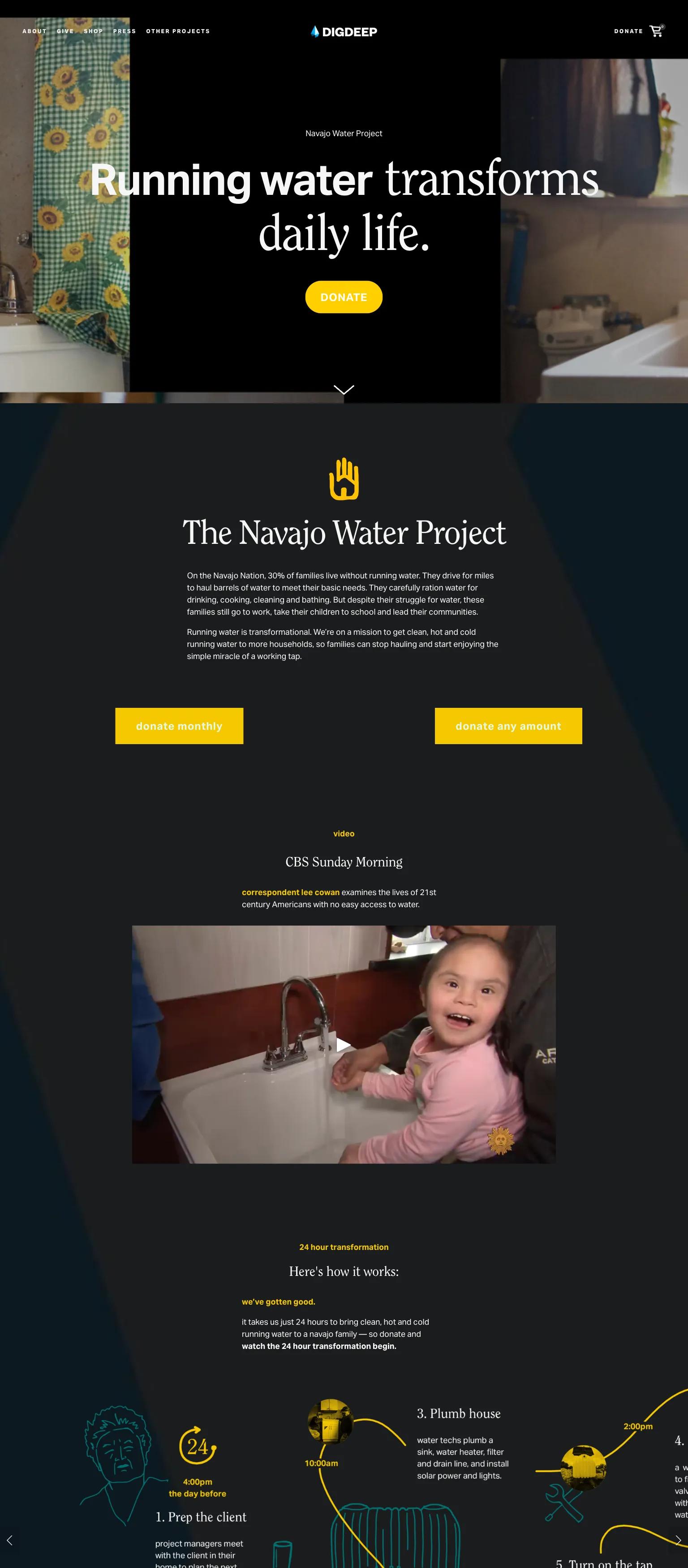 Navajo Water Project screenshot