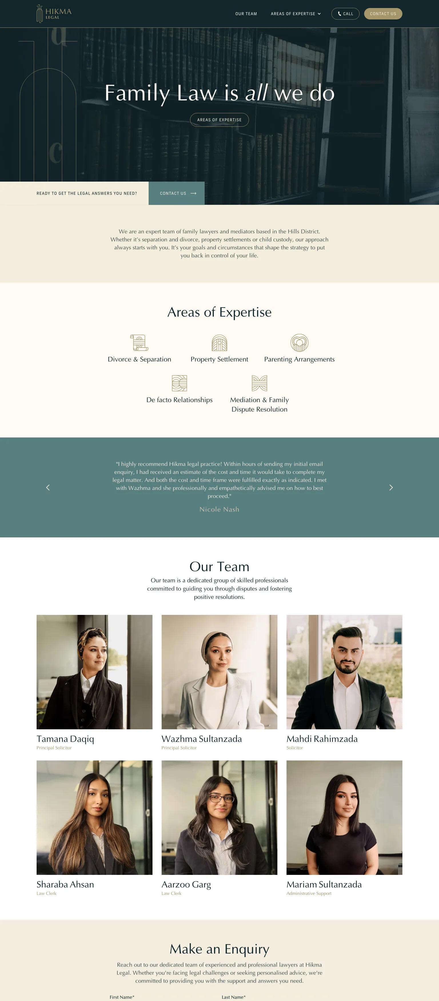 Hikma Legal screenshot
