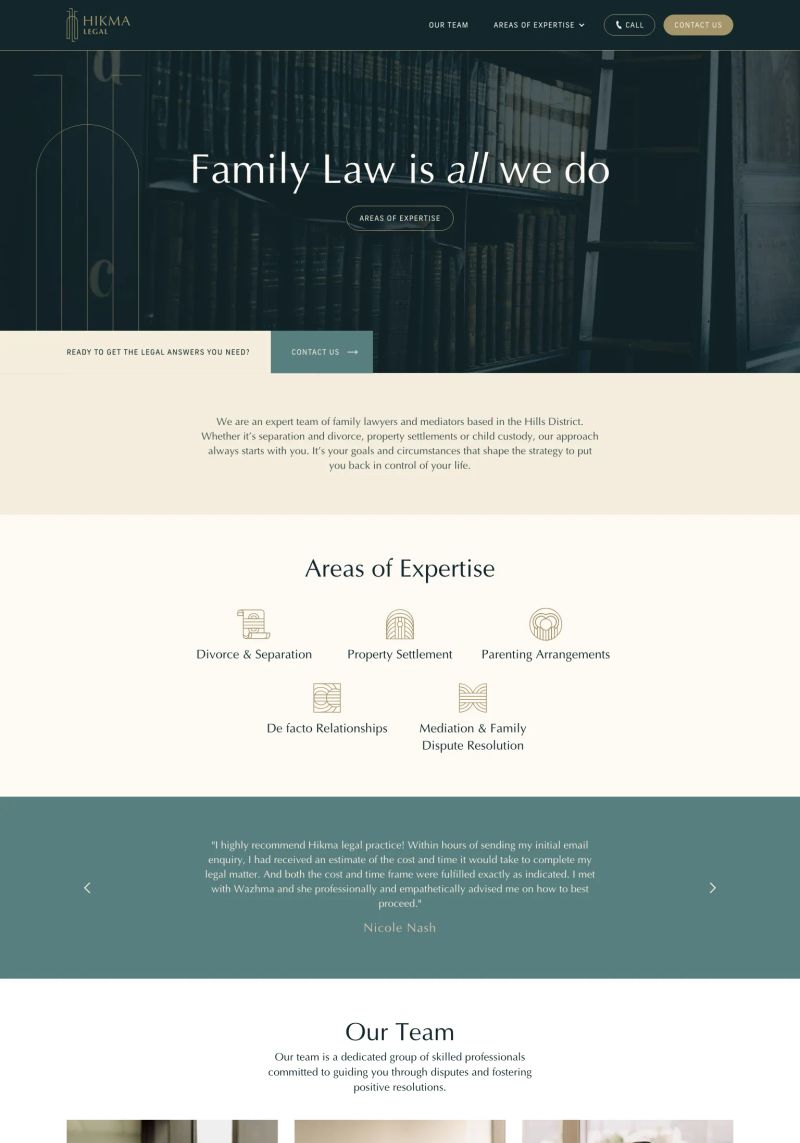 Hikma Legal screenshot
