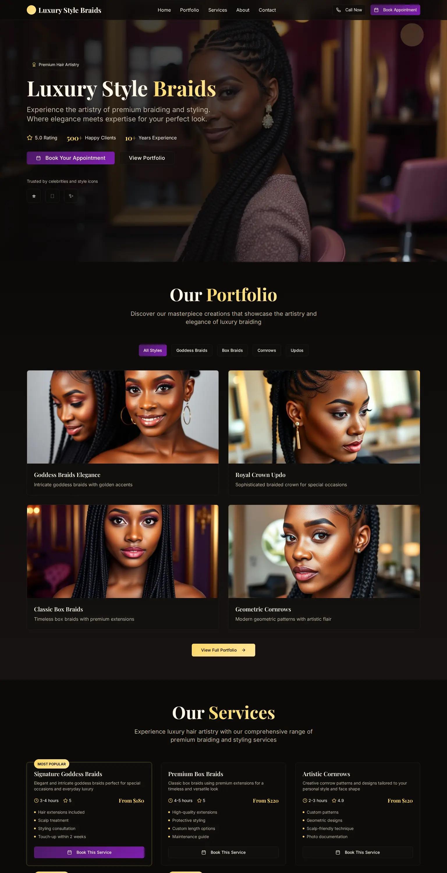 Luxury Style Braids screenshot