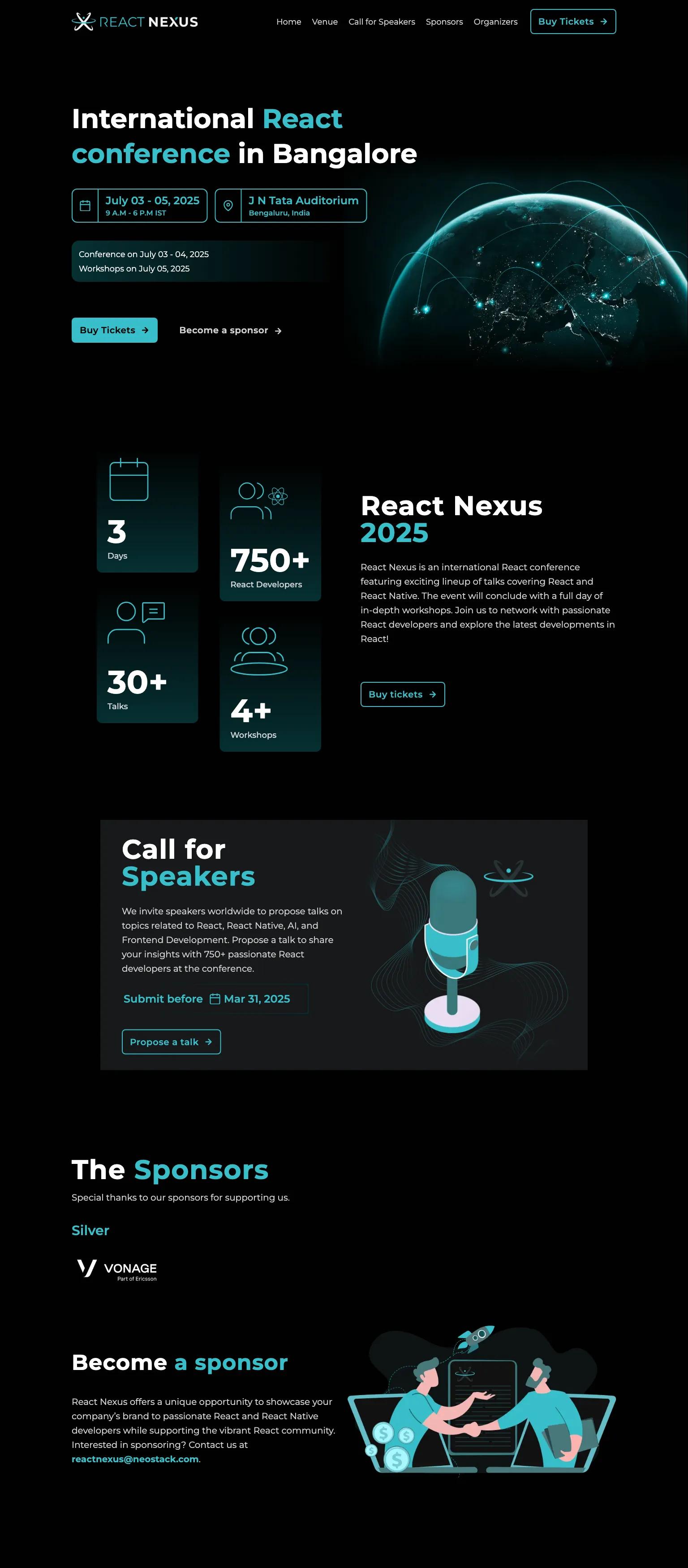 React Nexus screenshot