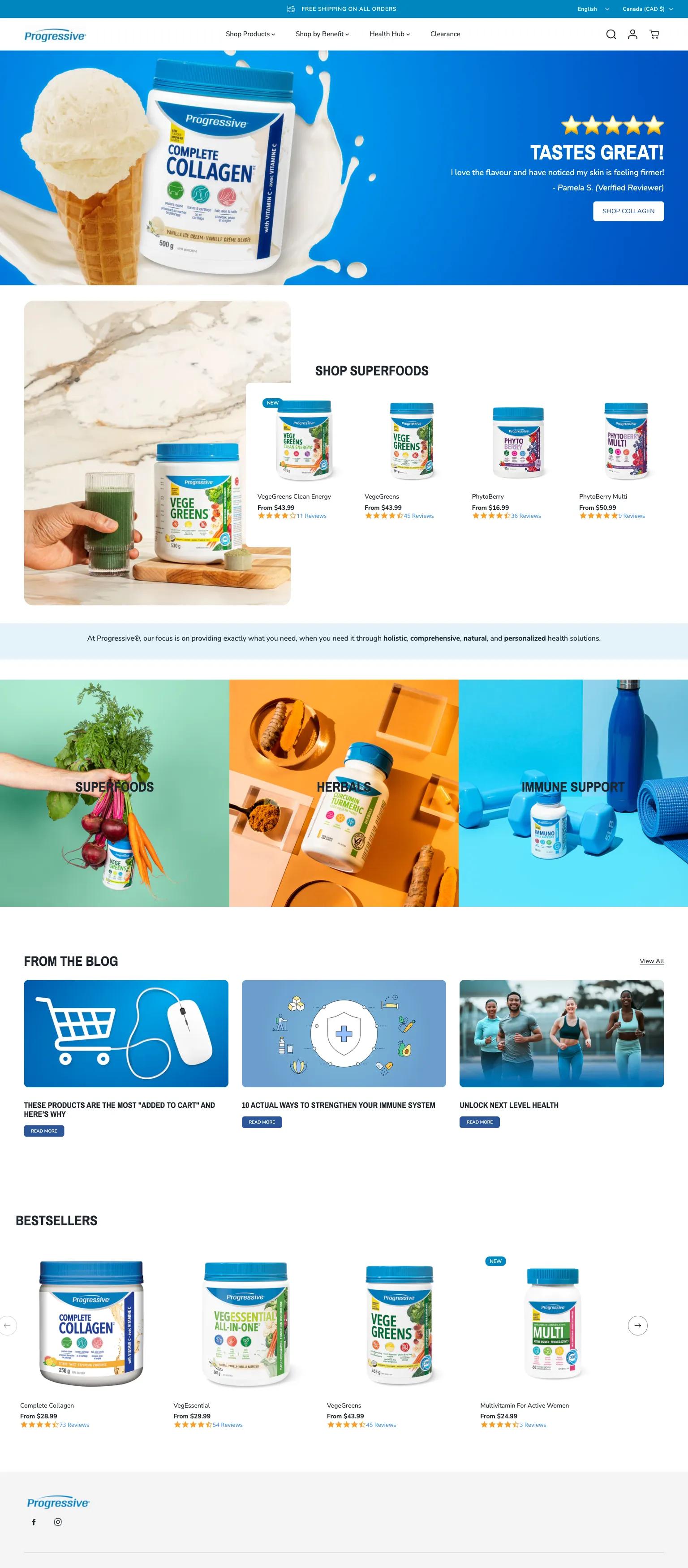 Progressive Nutritional screenshot