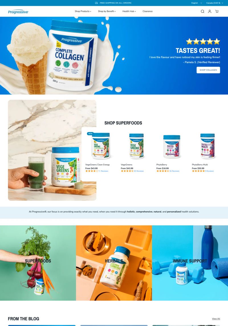 Progressive Nutritional screenshot