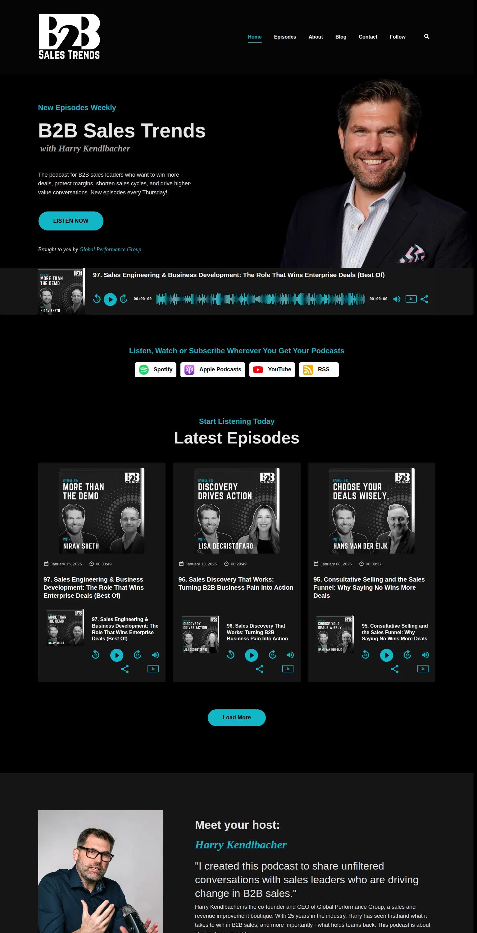 B2B Sales Trends screenshot