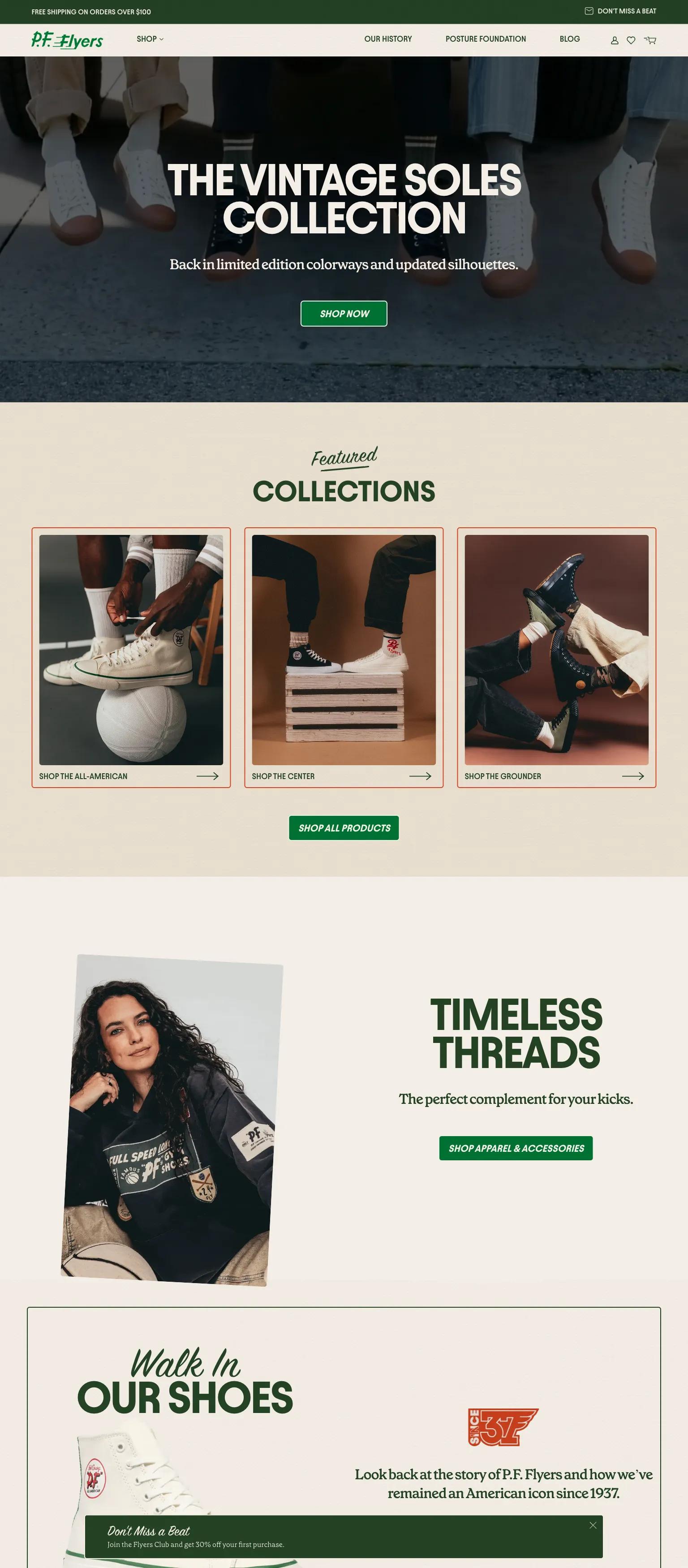 P.F. Flyers screenshot