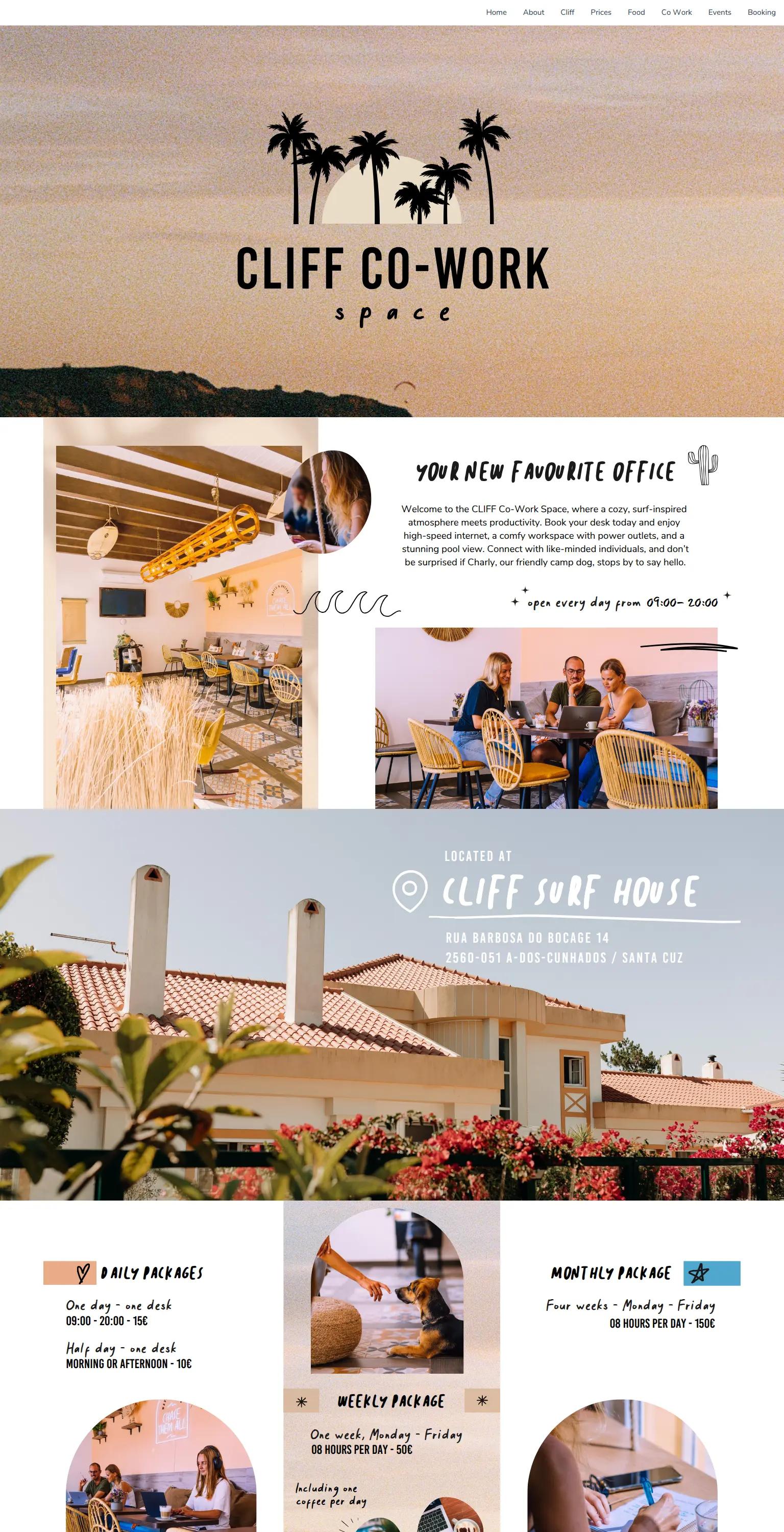 CLIFF Co-Work Space screenshot