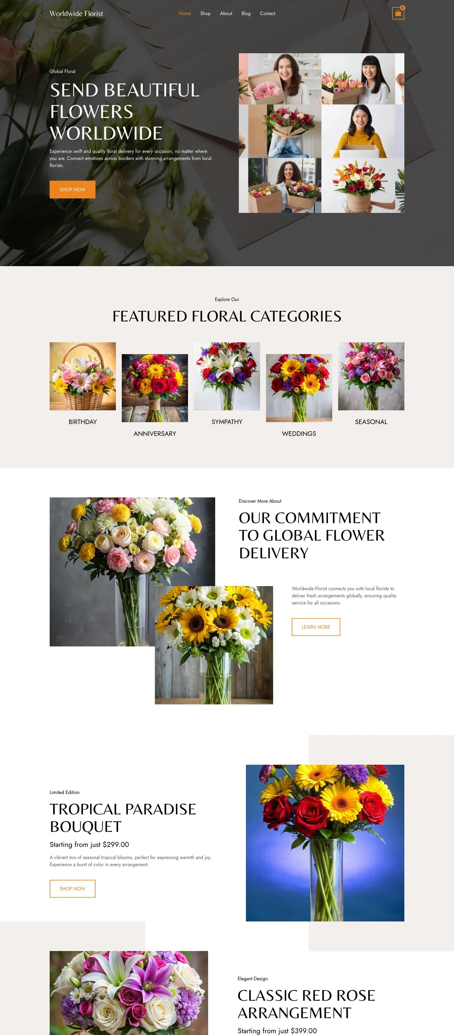 Worldwide Florist screenshot