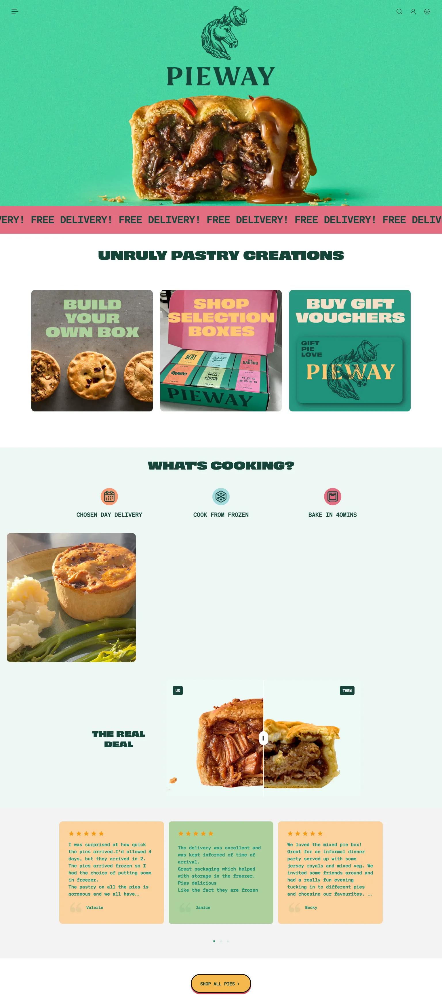 Pieway screenshot