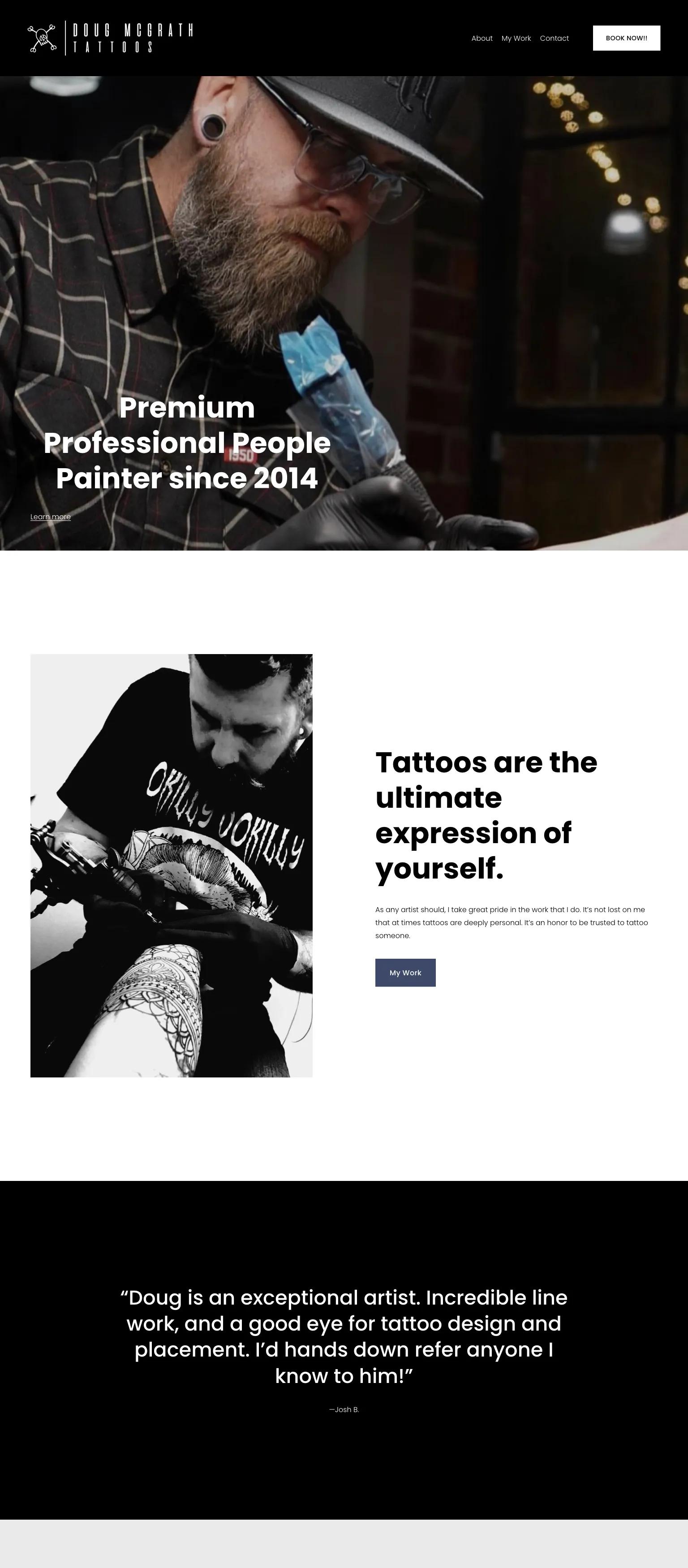 Doug McGrath Tattoos screenshot