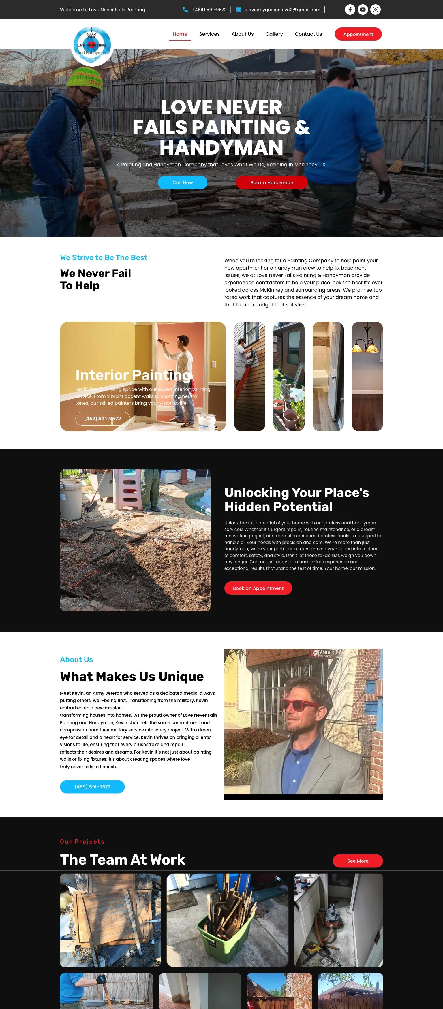 Love Never Fails Painting screenshot