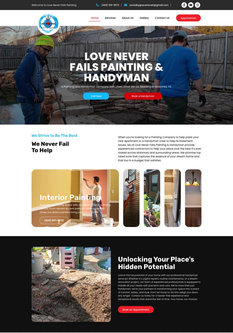 Site Development Sample Format 67 Best Handyman Website Examples (2026)