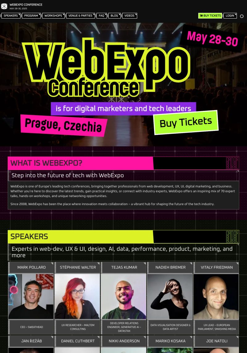 WebExpo screenshot