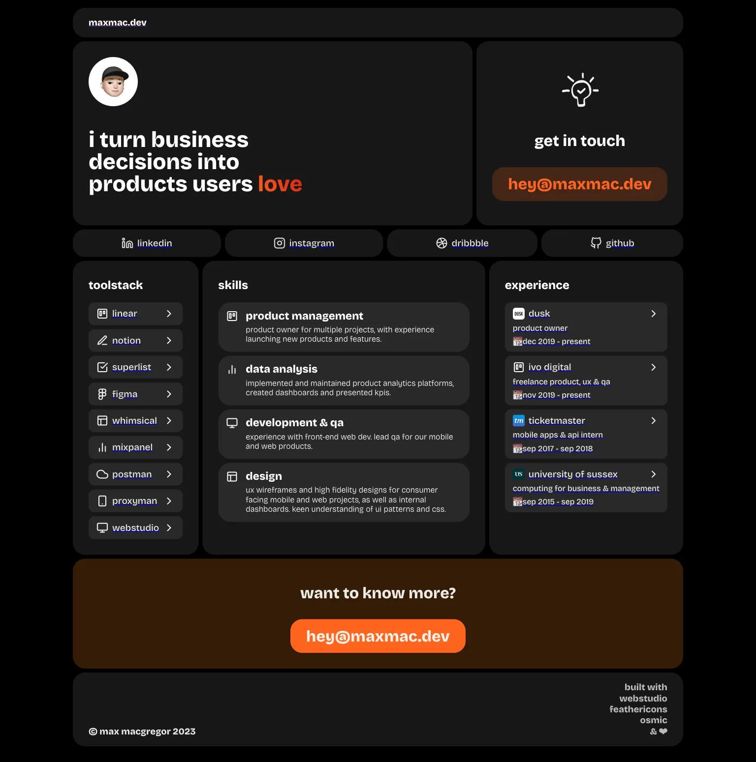 Max MacGregor screenshot