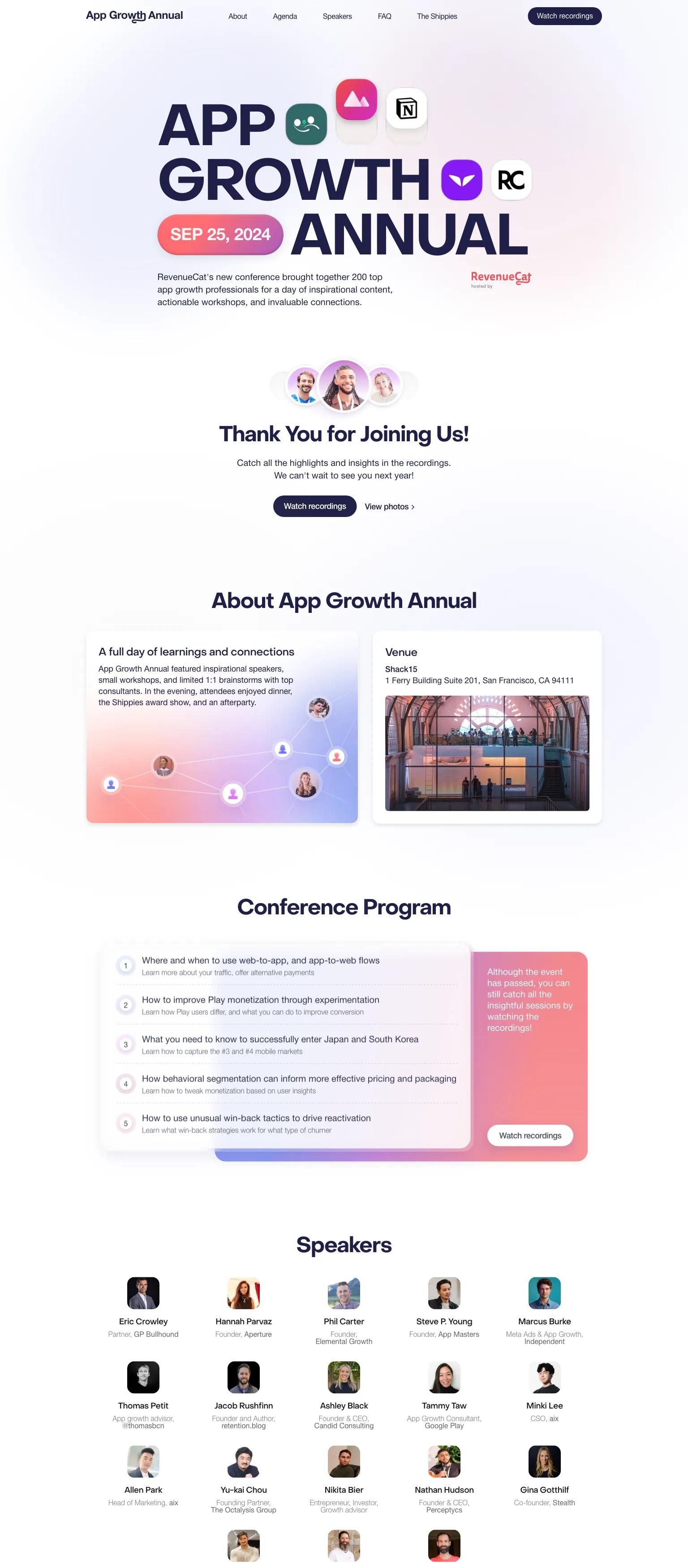 App Growth Annual screenshot