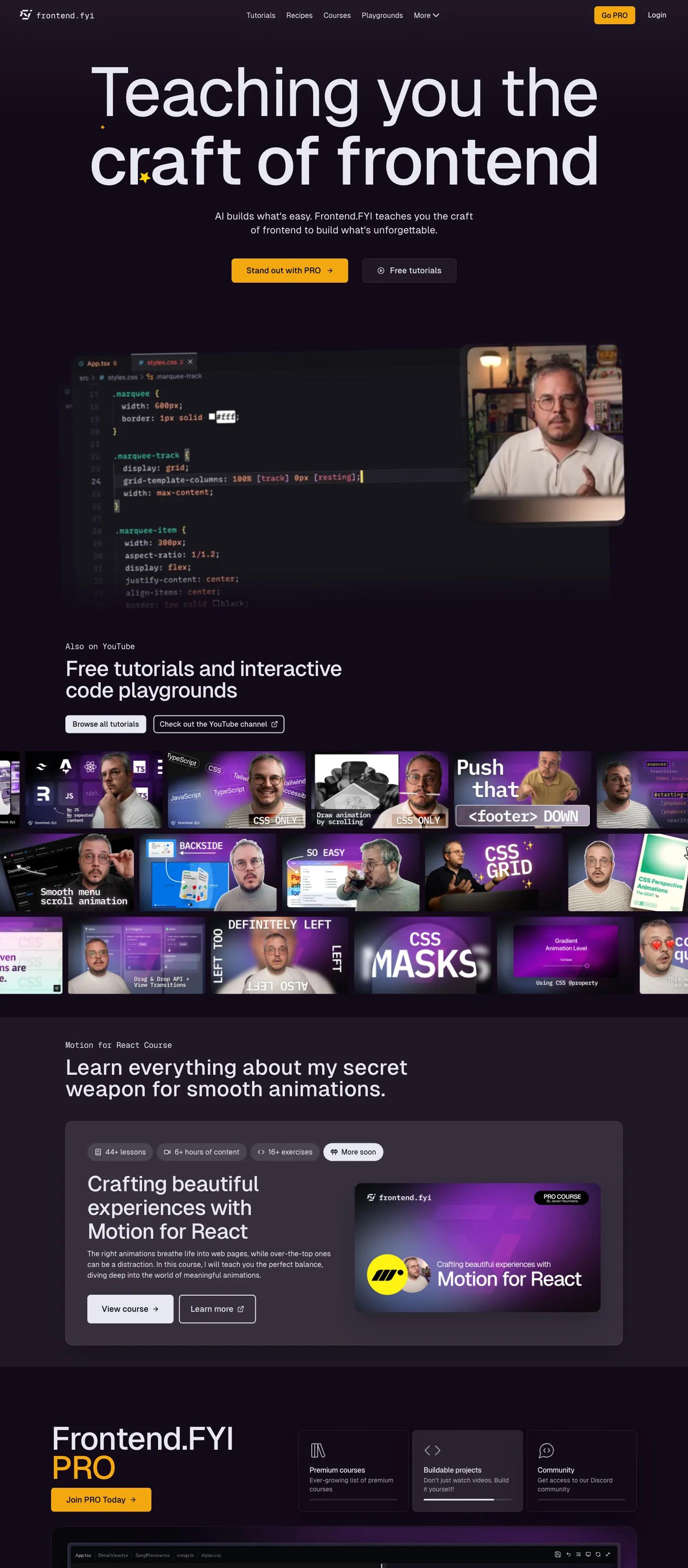 Frontend.FYI screenshot