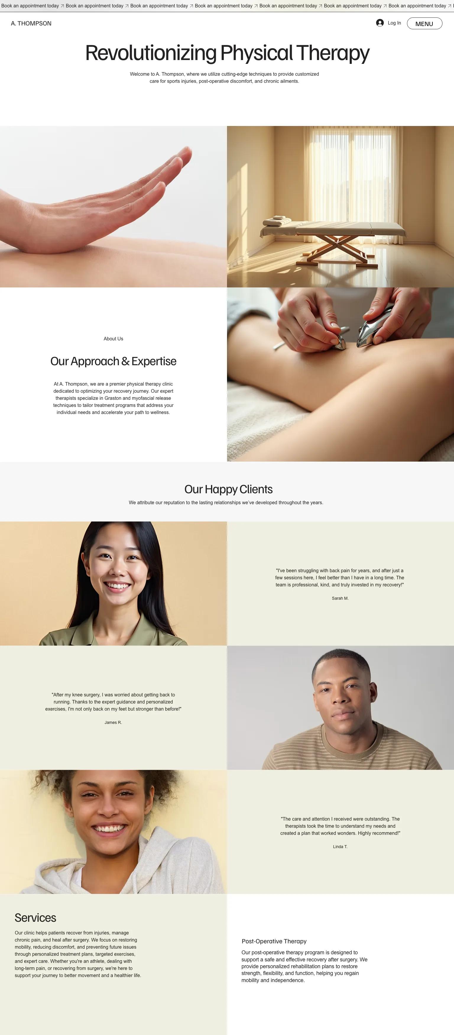 Physical Therapy Clinic (Modern) screenshot