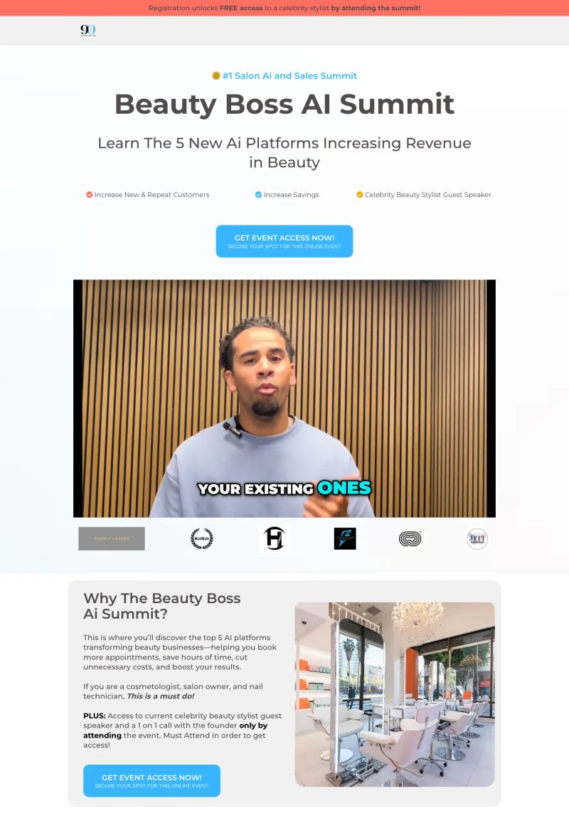 Beauty Boss AI Summit screenshot