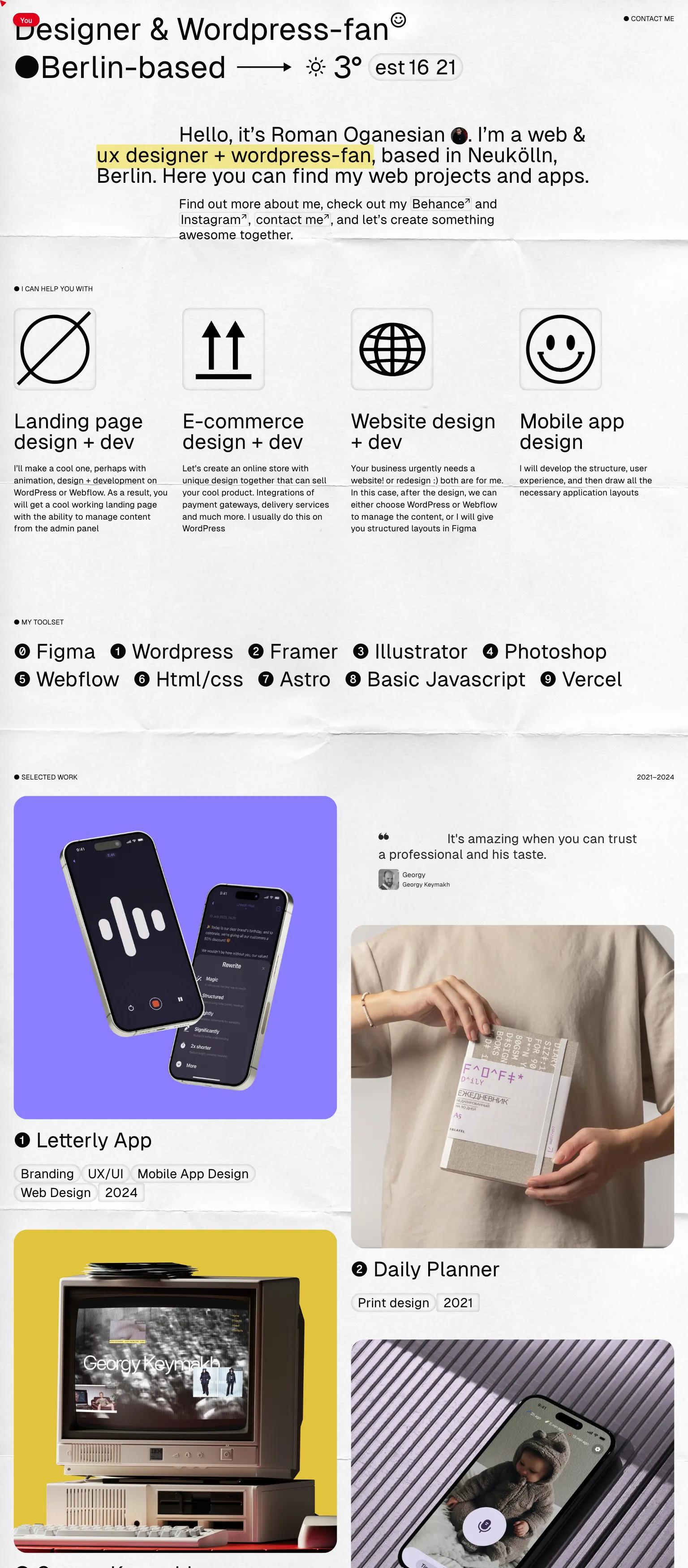 Roman Oganesian screenshot