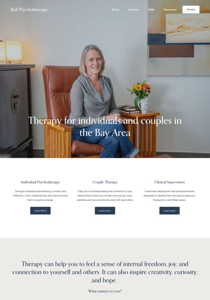 Bell Psychotherapy screenshot