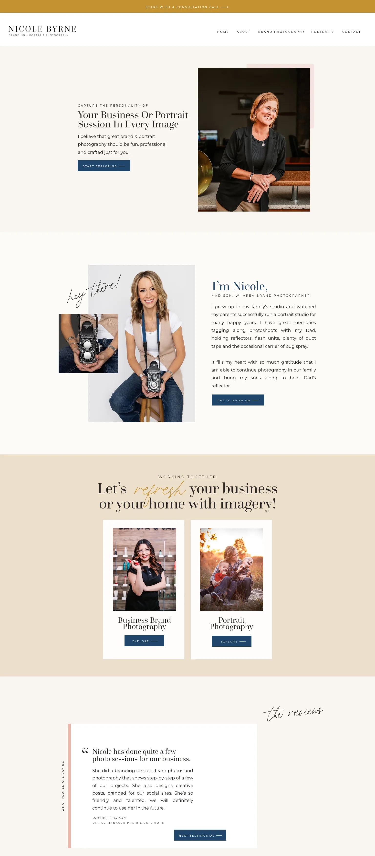 Nicole Byrne Photography screenshot