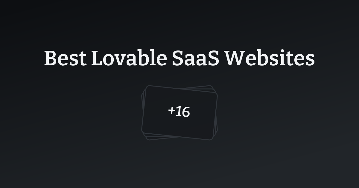 Best Lovable Tech Websites with count