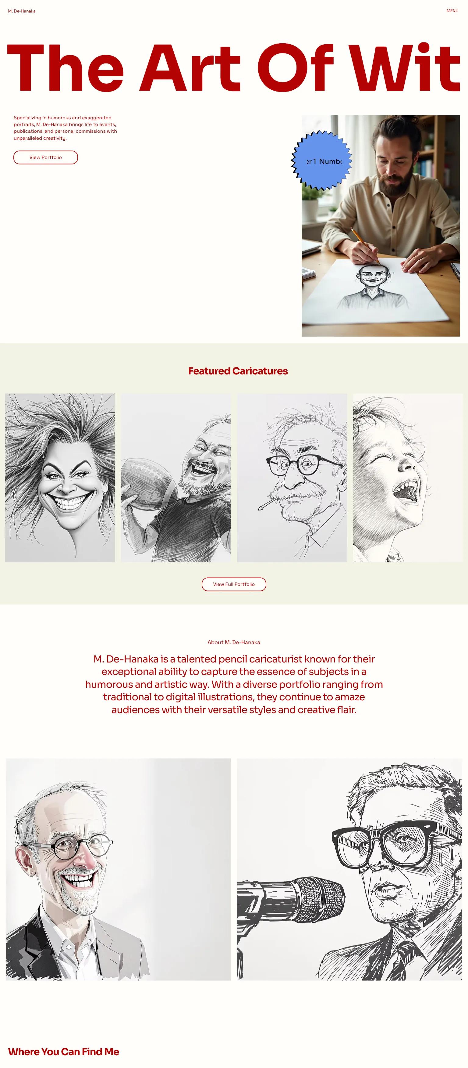 Caricaturist Illustrator (Playful) screenshot