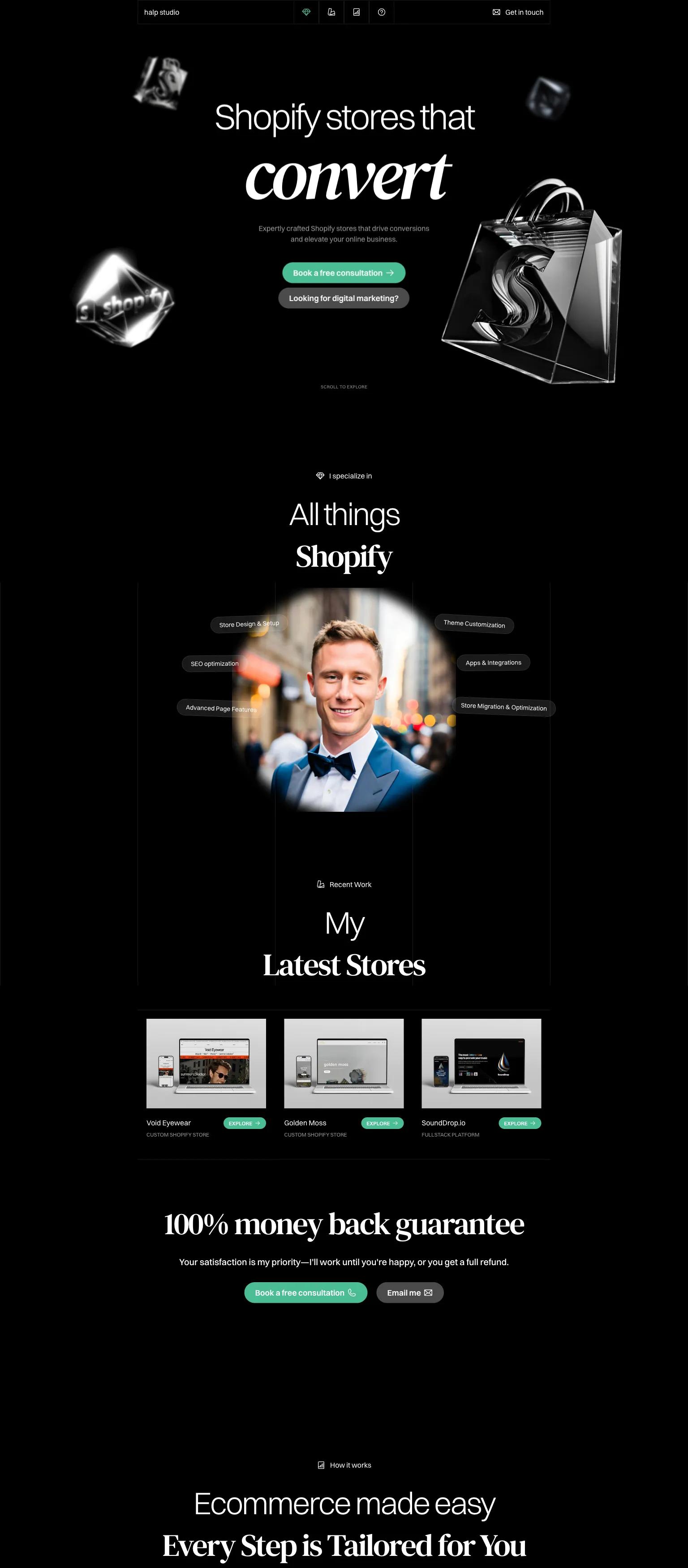 Halp Studio screenshot