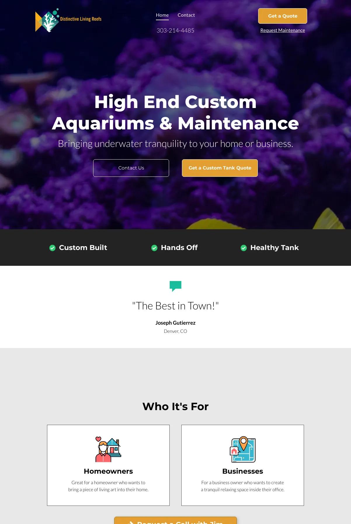 Distinctive Living Reefs screenshot