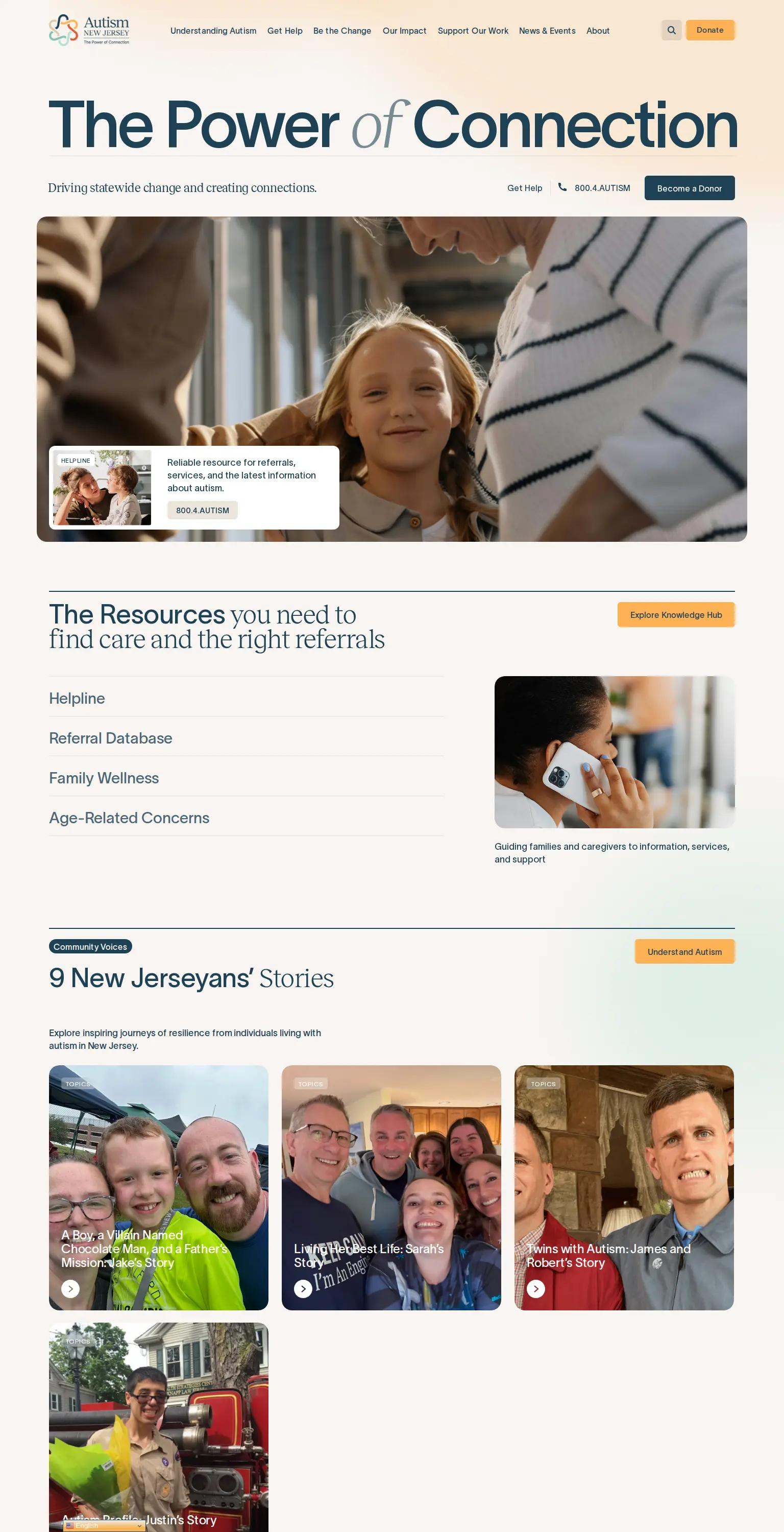 Autism New Jersey screenshot