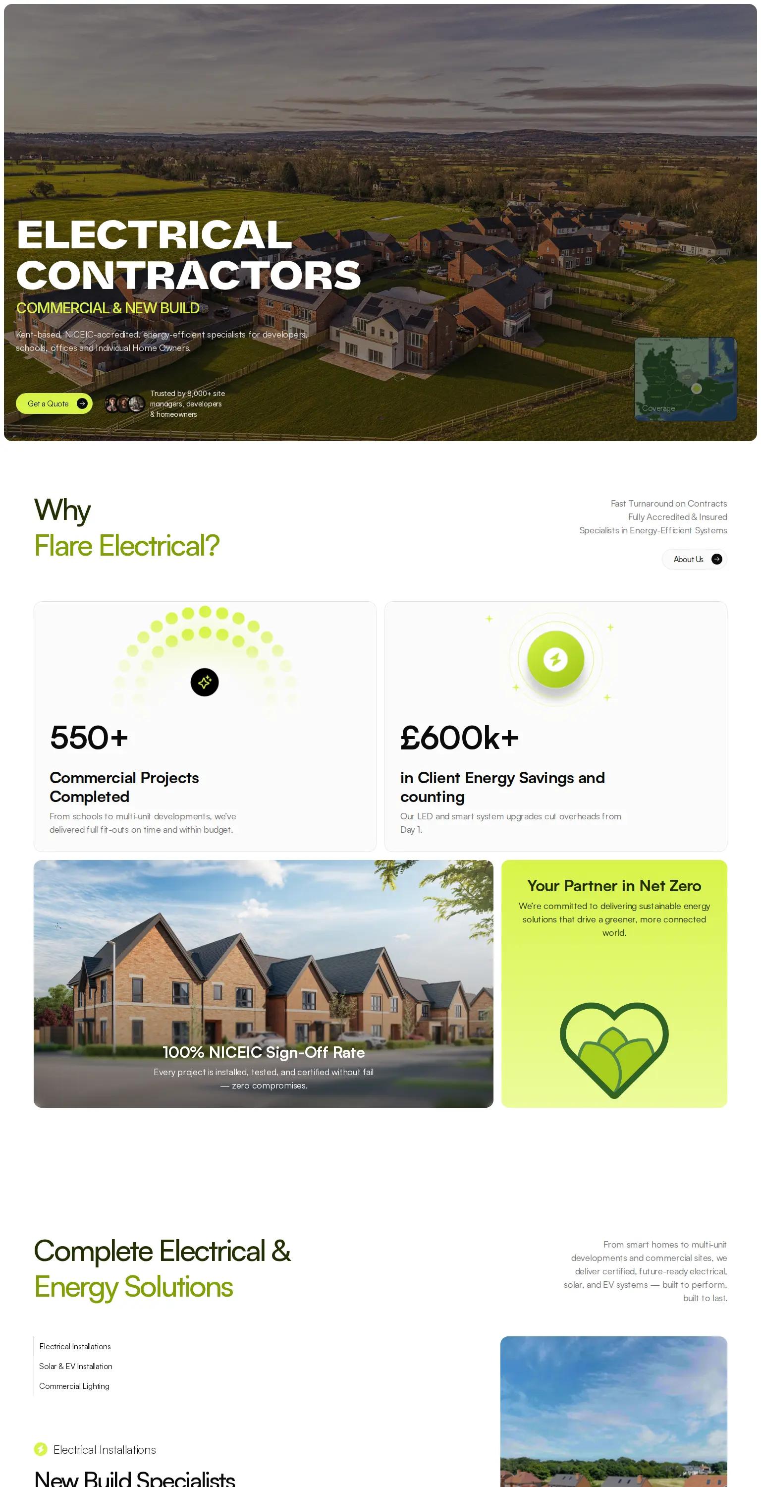 Flare Electrical screenshot