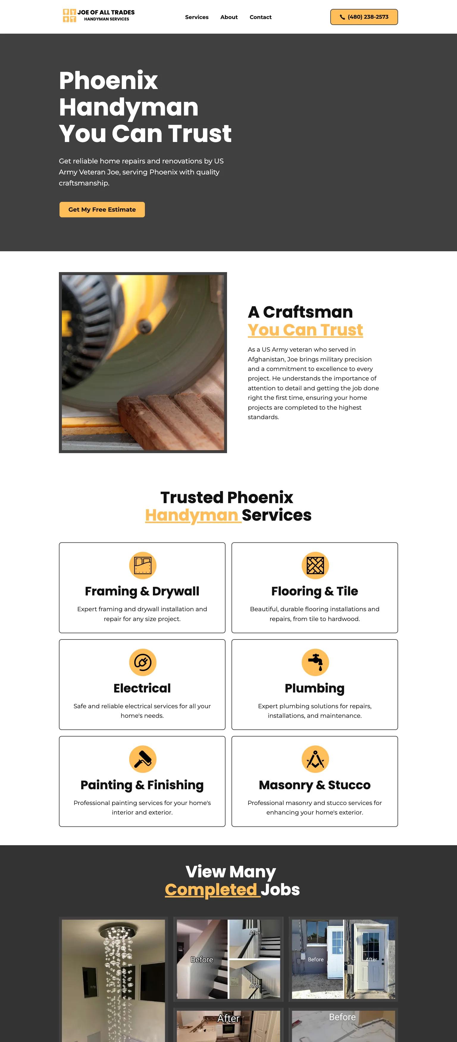 Joe Handyman Services screenshot