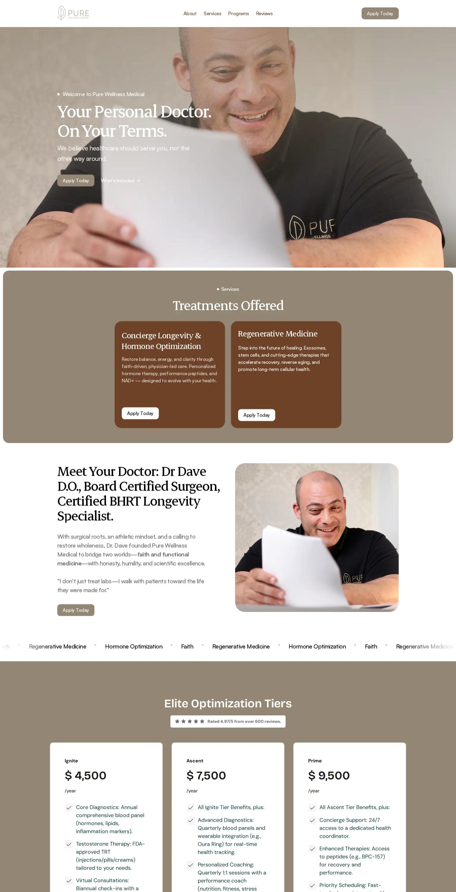 Pure Wellness Medical screenshot