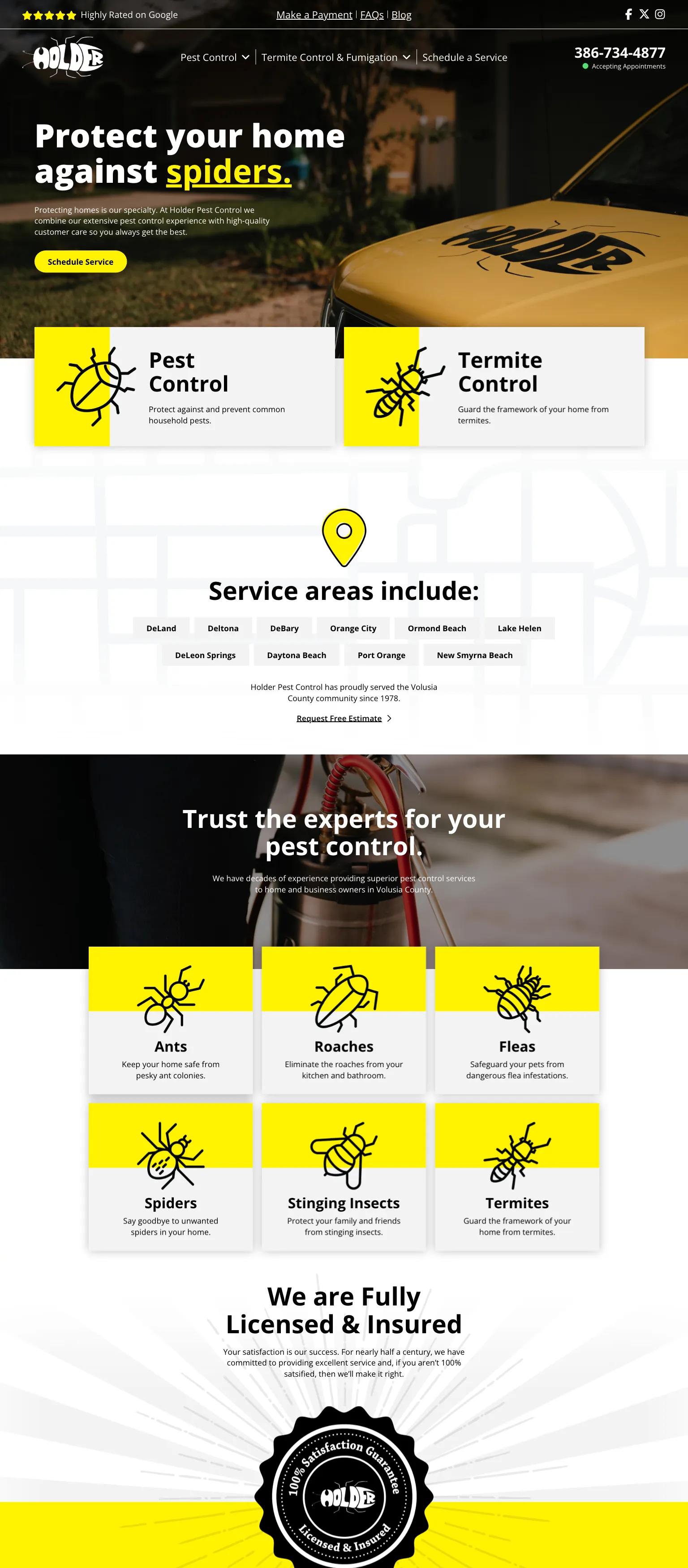 Holder Pest Control screenshot