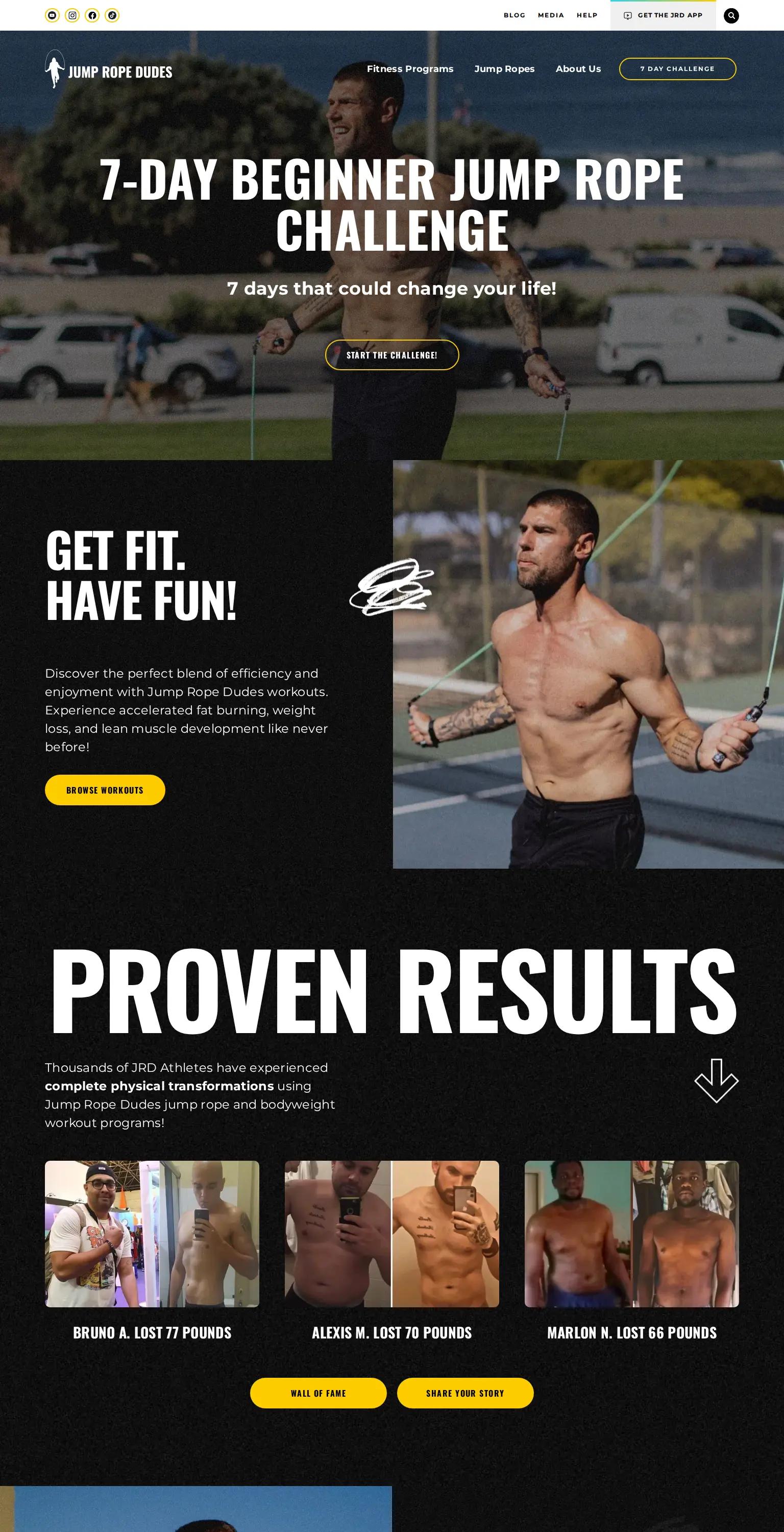 Jump Rope Dudes screenshot