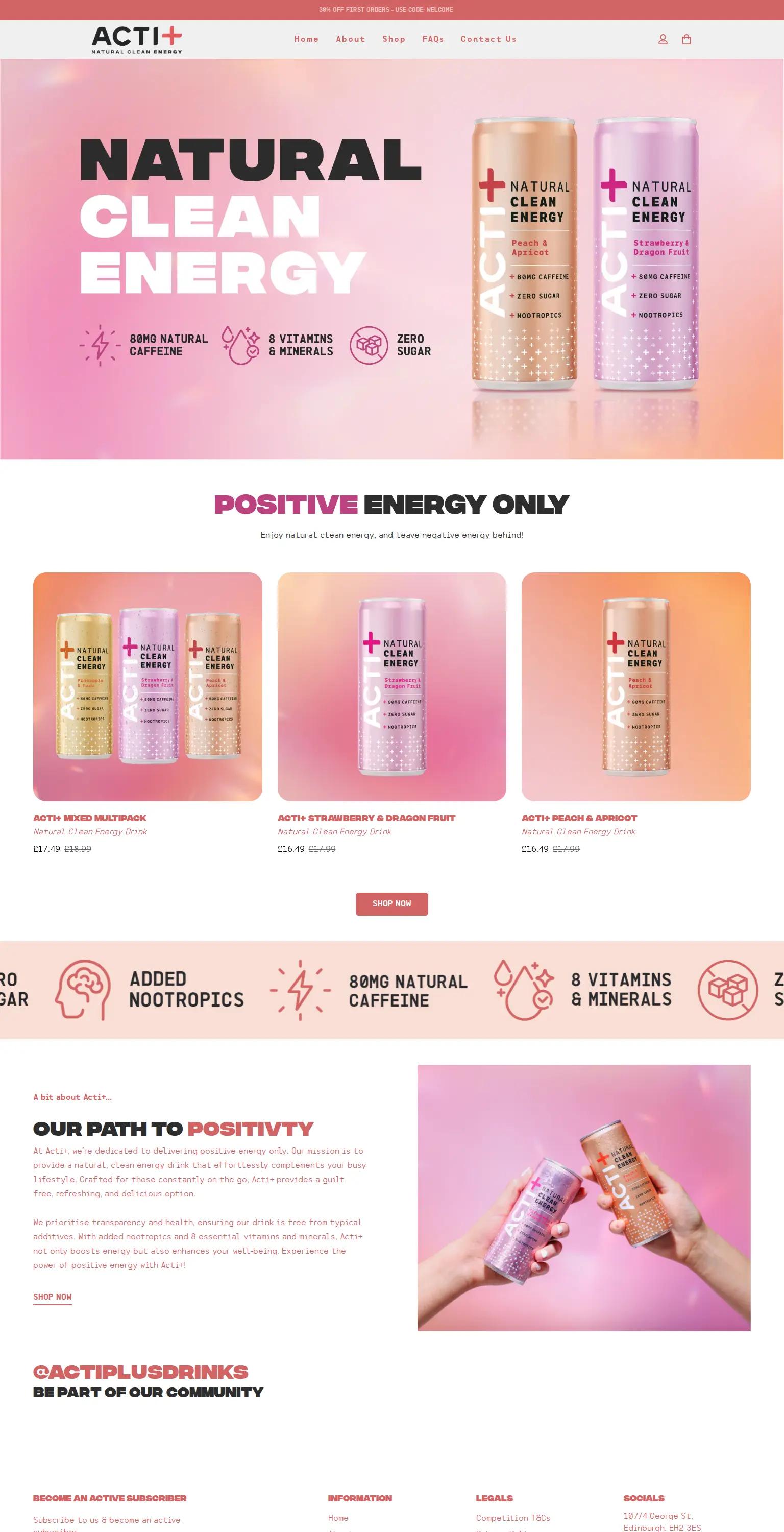 Acti+ Drinks screenshot