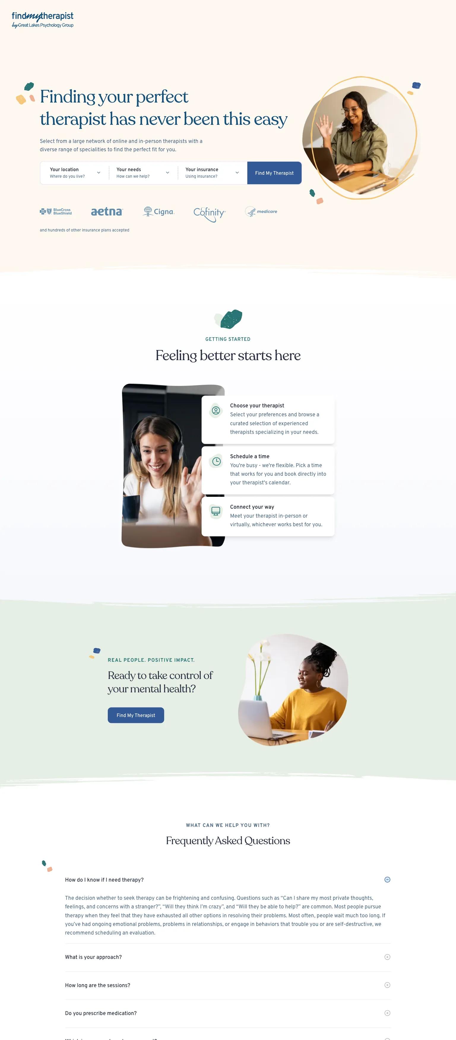 Find My Therapist screenshot