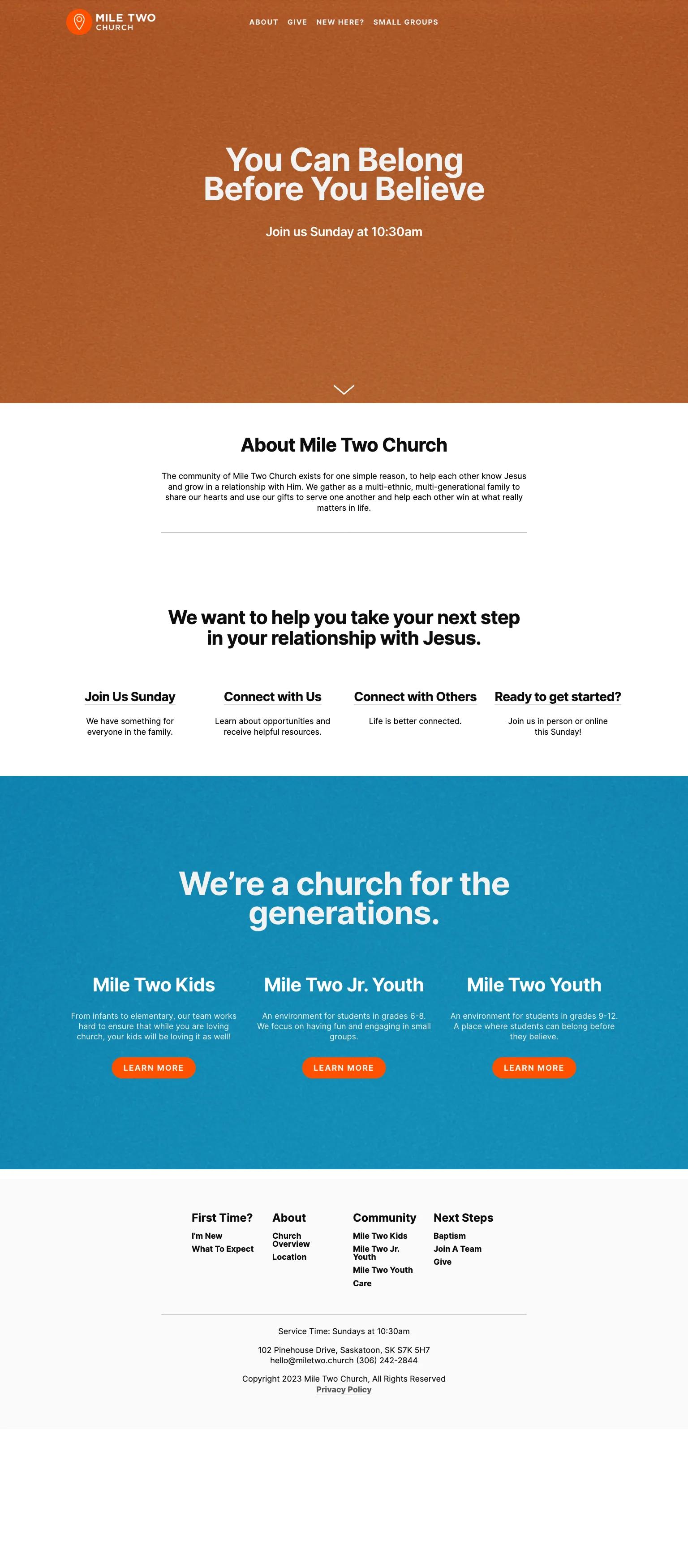 Mile Two Church screenshot