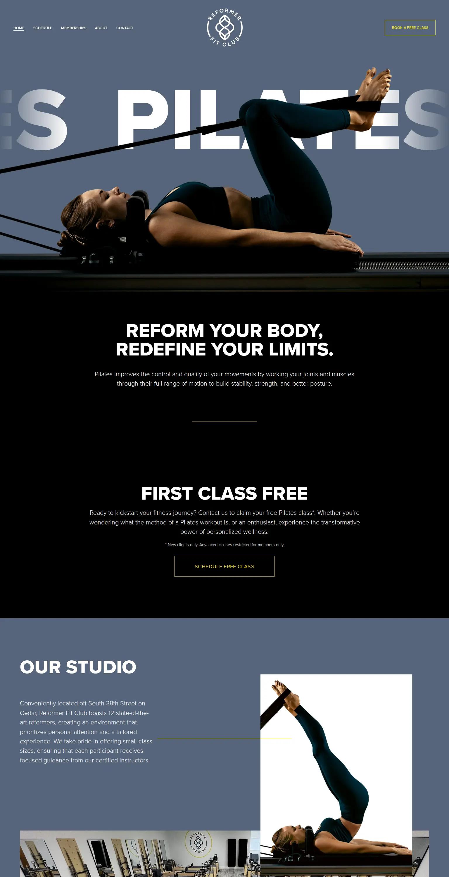 Reformer Fit Club screenshot