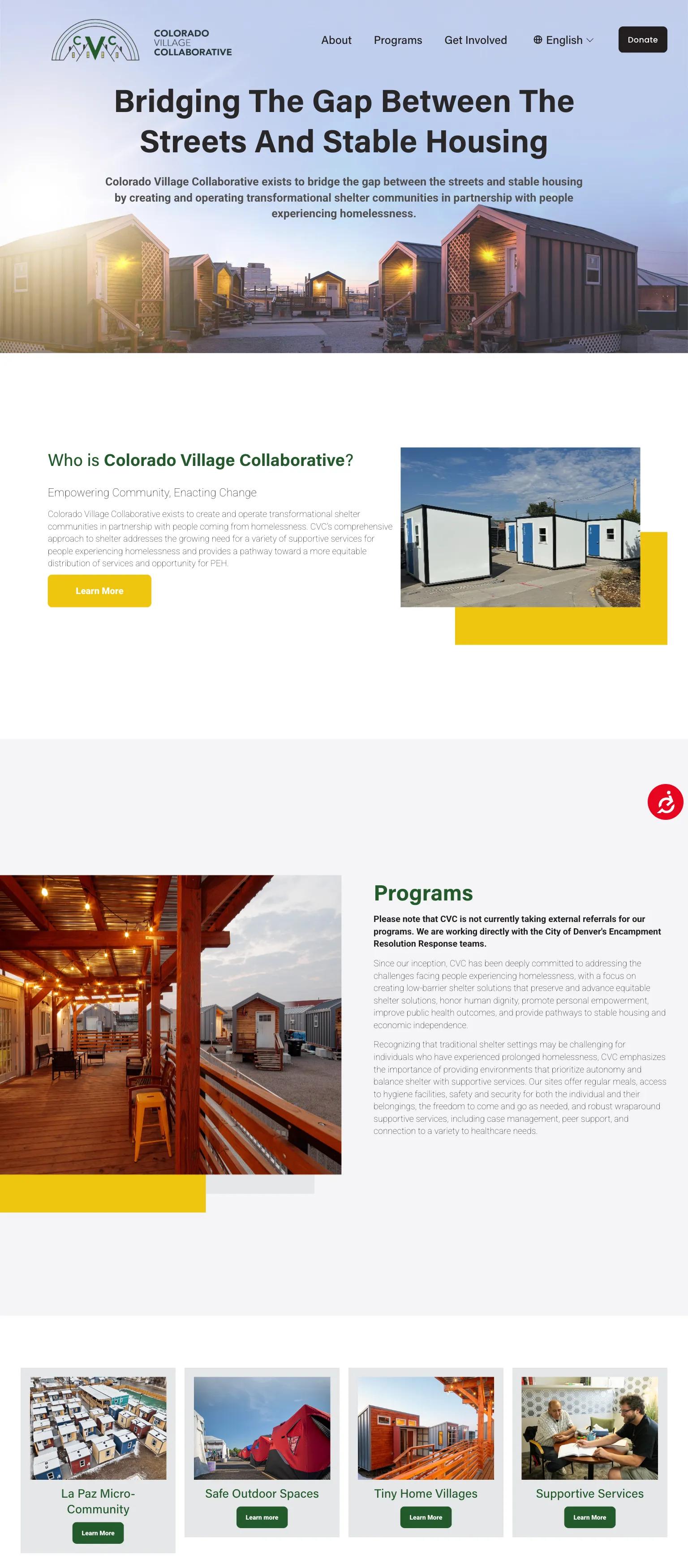 Colorado Village Collaborative screenshot