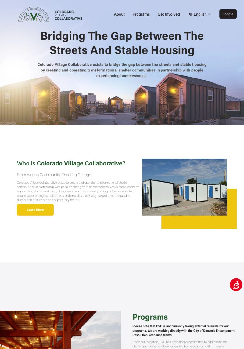 Colorado Village Collaborative screenshot