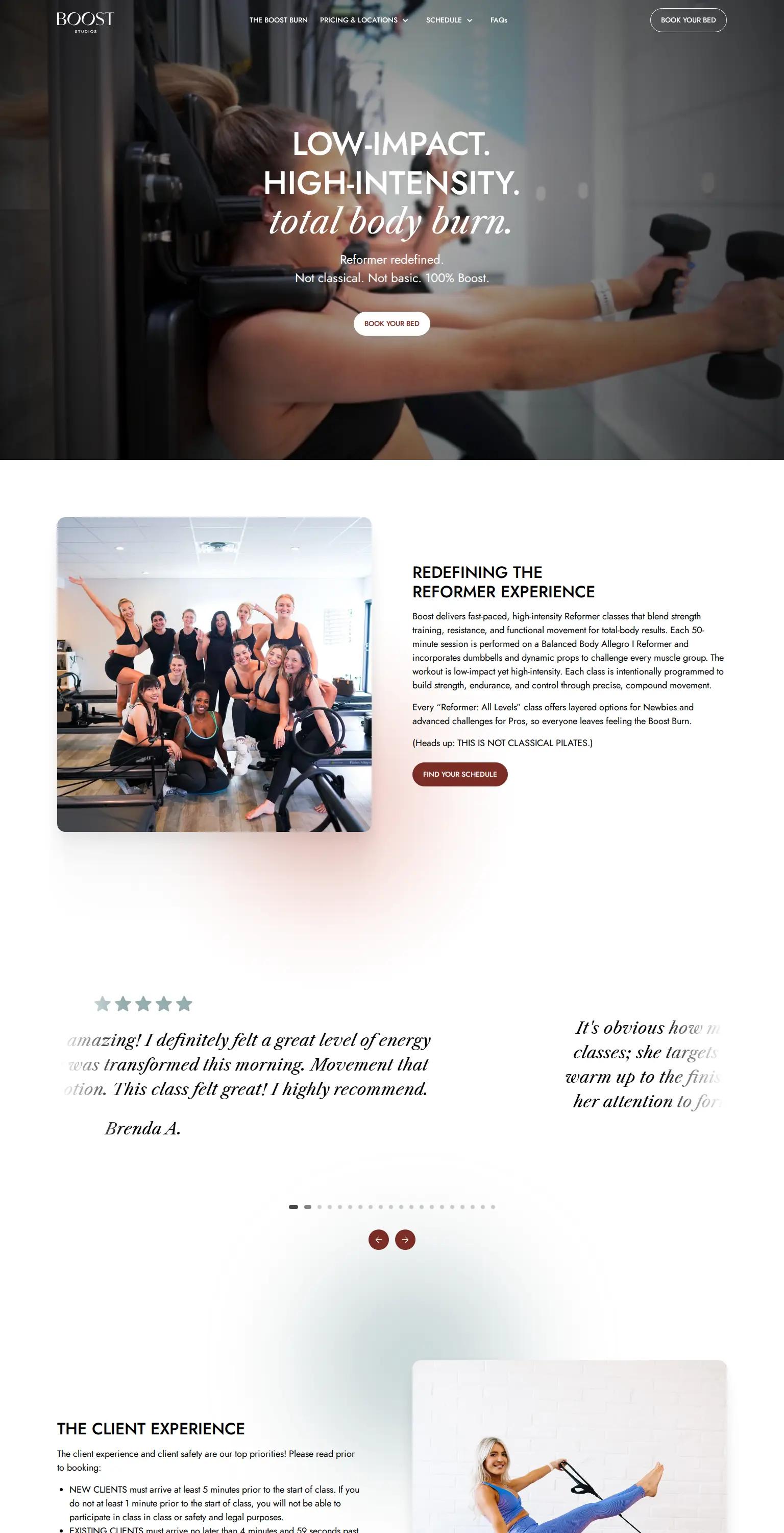 Boost Pilates screenshot