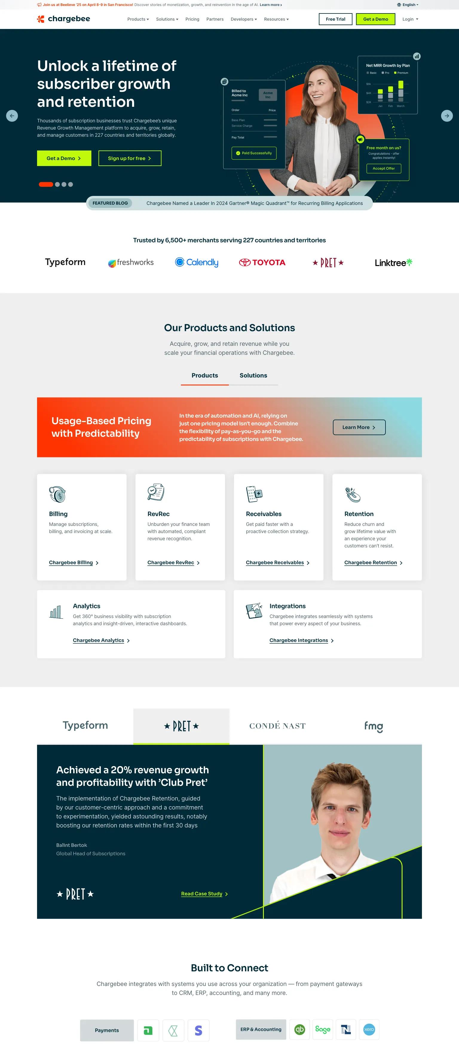 Chargebee screenshot