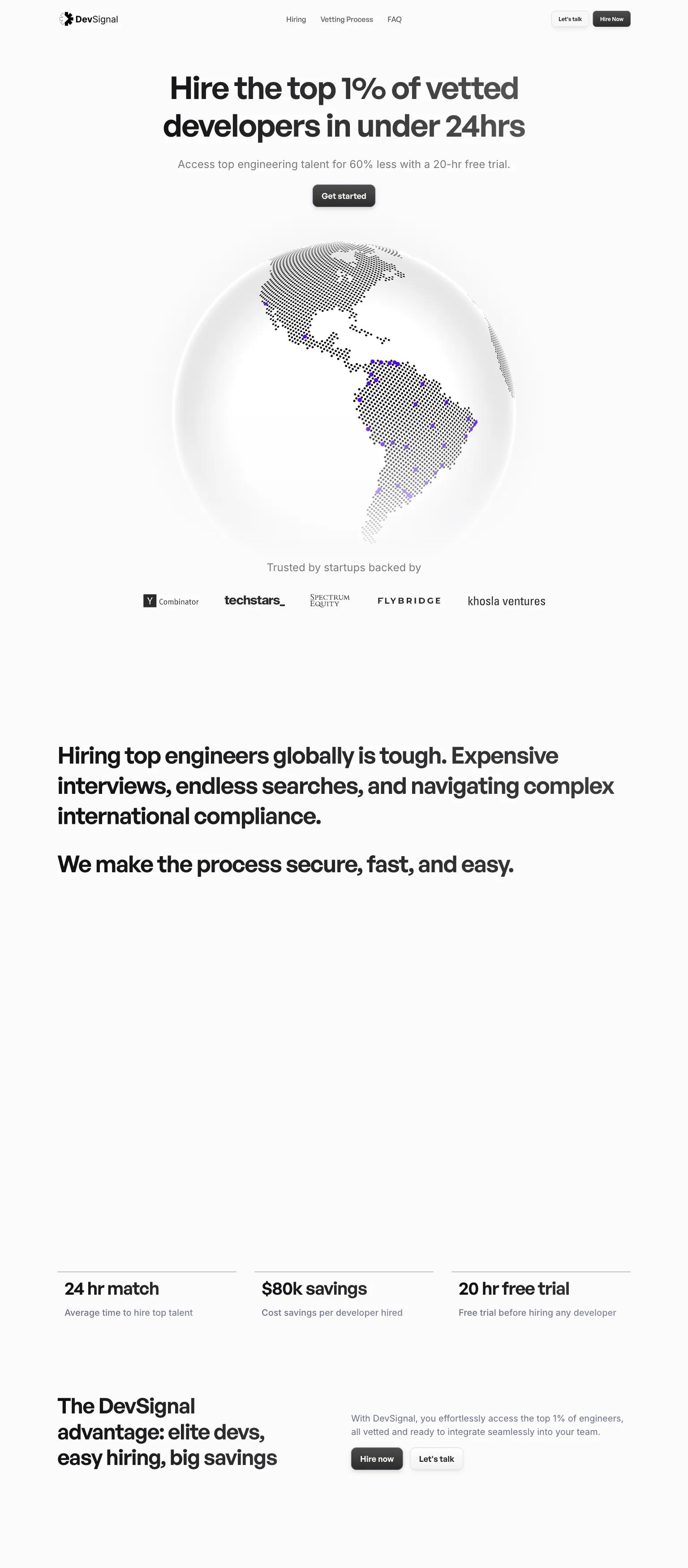 DevSignal screenshot