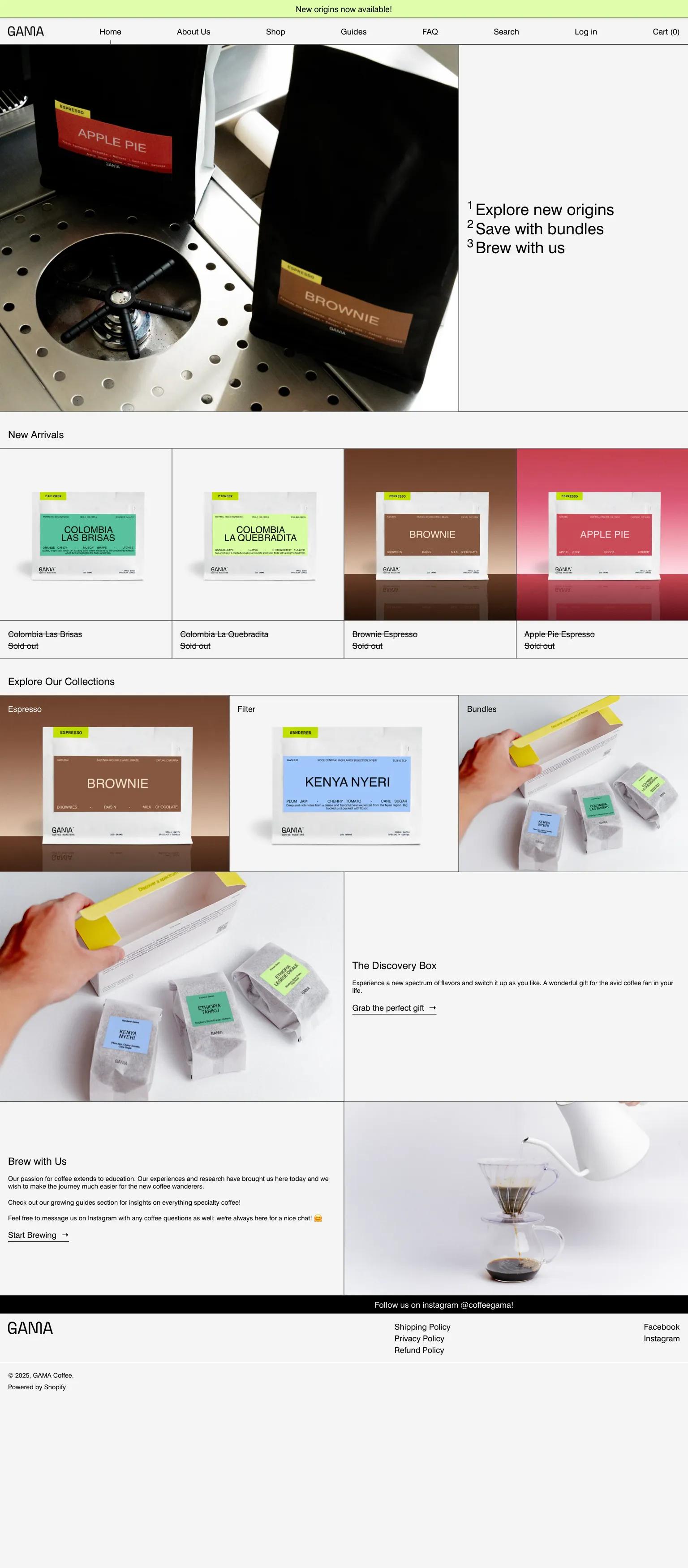 GAMA Coffee screenshot