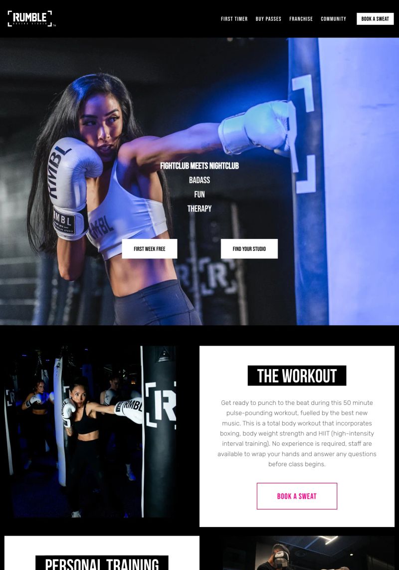 Rumble Boxing Studio screenshot