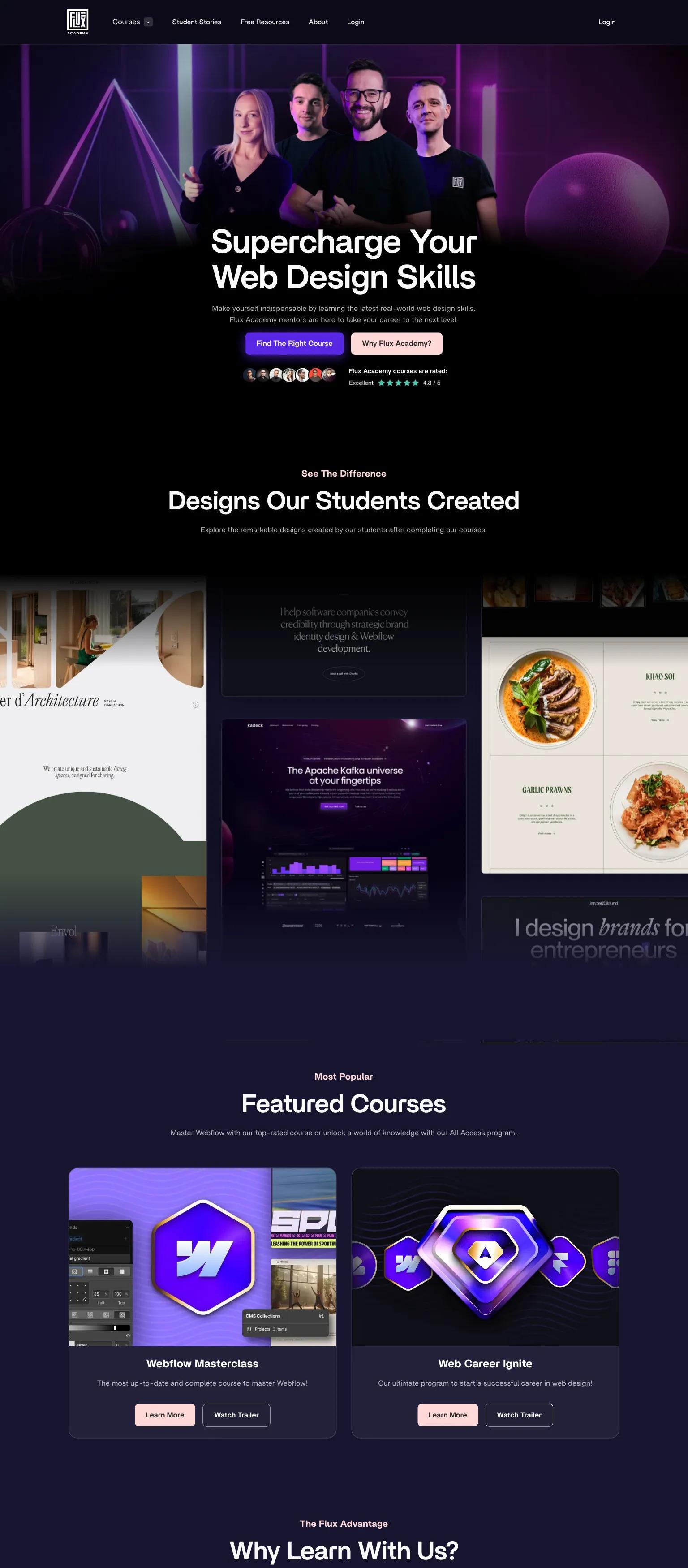 Flux Academy screenshot